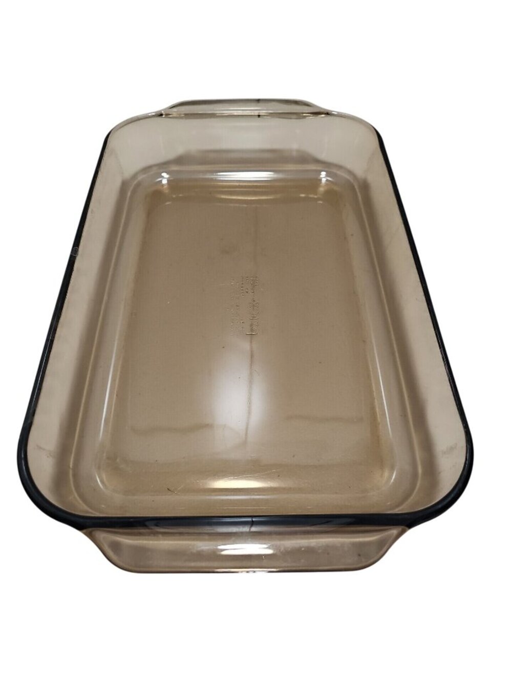 Pyrex Vision Amber Rectangle Baking Pan #233-R brown Corning 3qt 13x9x2"